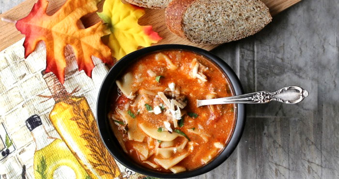 Image for One Pot Lasagna Soup Recipe – Easy Hearty Ground Beef Italian Soup