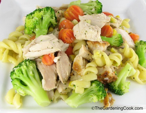 Image for Garlic Chicken with Pasta and Vegetables