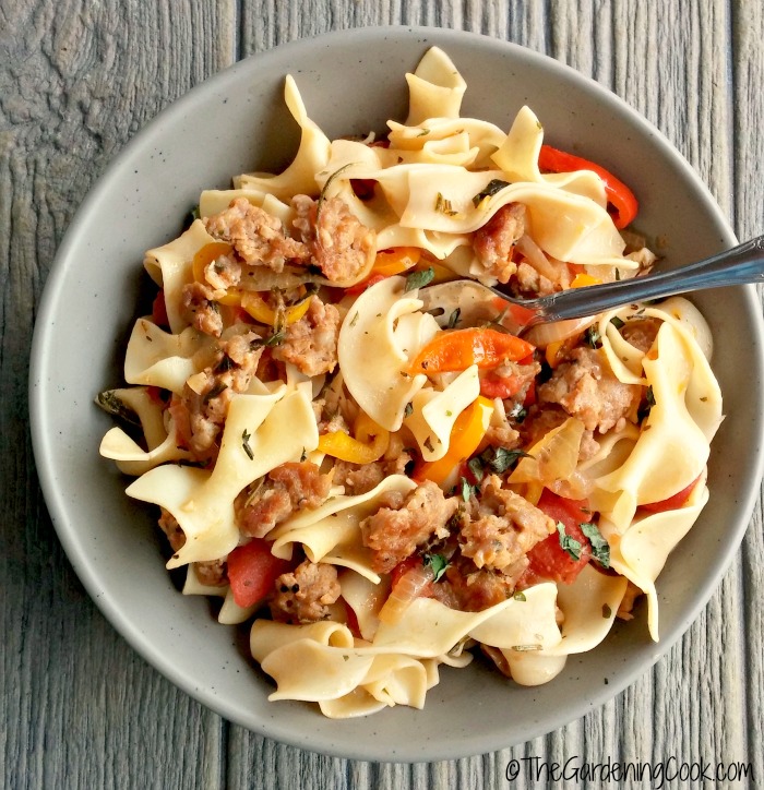 Image for Mild Italian Sausage with Drunken Noodles