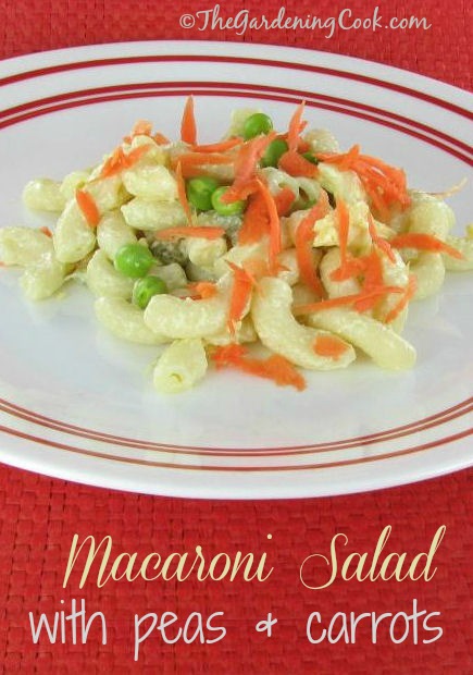 Image for Macaroni Salad with Peas and Carrots – Great BBQ Side Dish