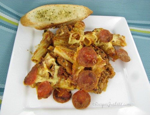Image for Easy Pizza Pasta Casserole