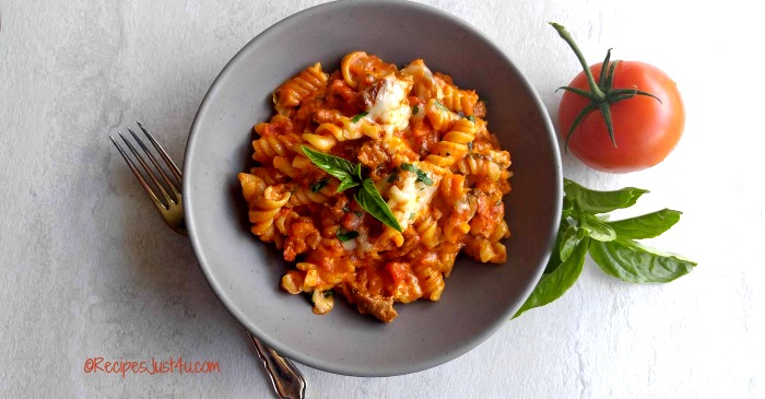 Image for One Pot Sausage Rotini Bake – Authentic Italian Farmers’ Market Taste