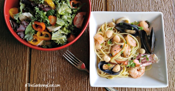 Image for Light Seafood Piccata with Pasta