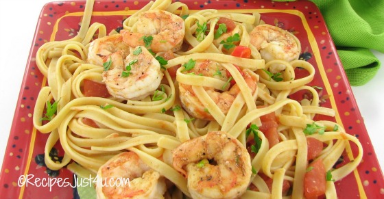 Image for Spicy Shrimp and Tomato Pasta