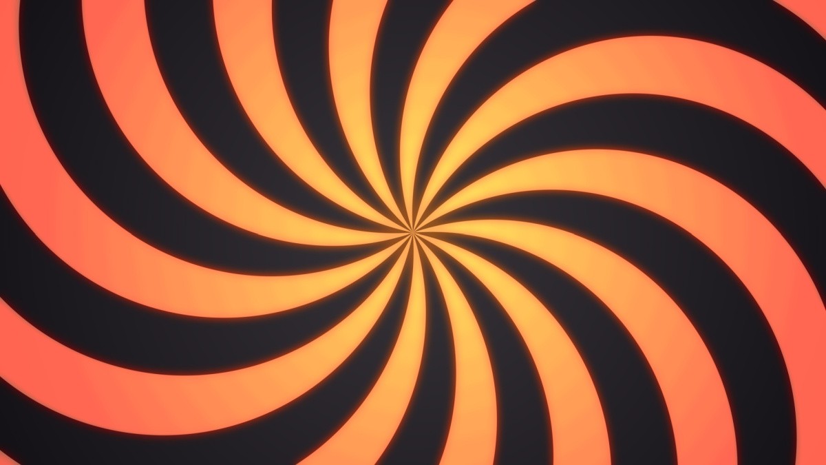 Halloween colors A spiral of Halloween colors, alternating black and white in a counterclockwise direction.