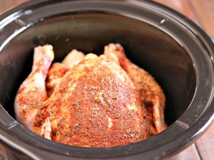 Image for Slow Cooker Whole Chicken (Crockpot)