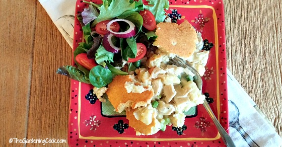 Image for Southern Chicken Pot Pie with a Cotton Country Corn Bread Topping