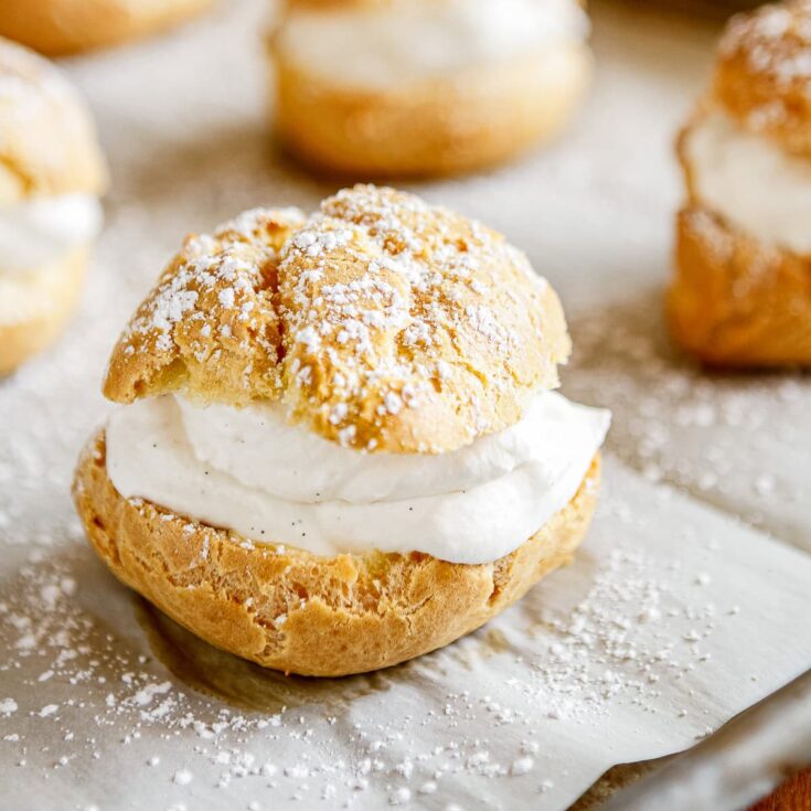 Image for Jumbo German Cream Puffs (Windbeutel)