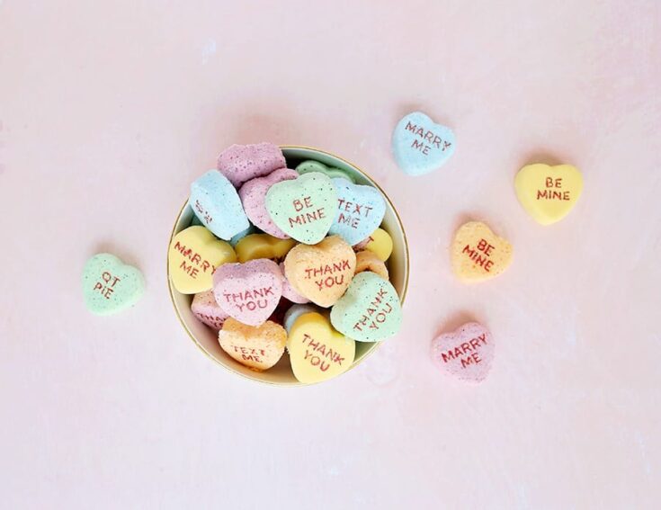 Image for Conversation Heart Bath Bombs