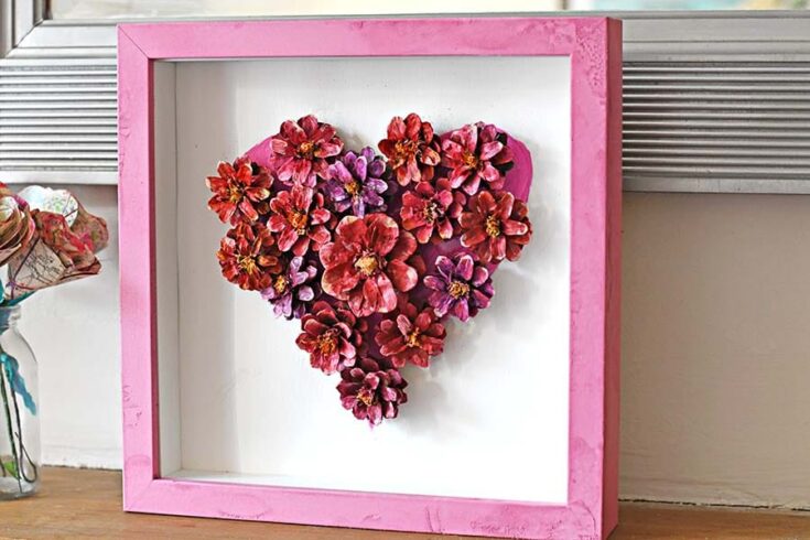 Image for Pinecone Flower Heart