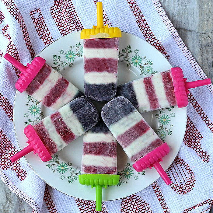 Image for Pudding Pops Recipe – Easy Layered Red White and Blue Frozen Dessert