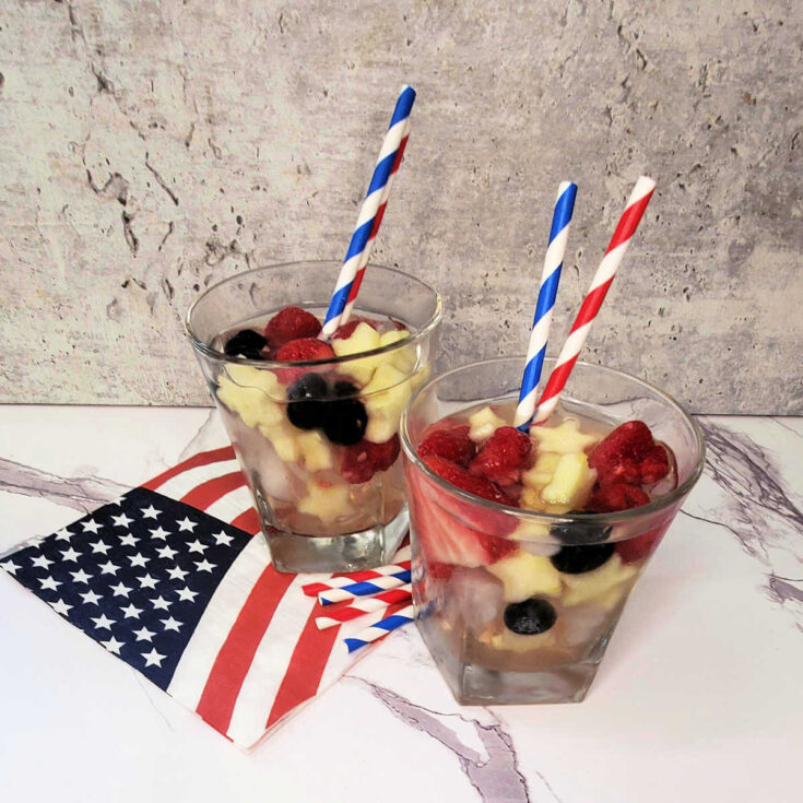 Image for Fourth of July Sangria Recipe – Red, White and Blue Party Drink
